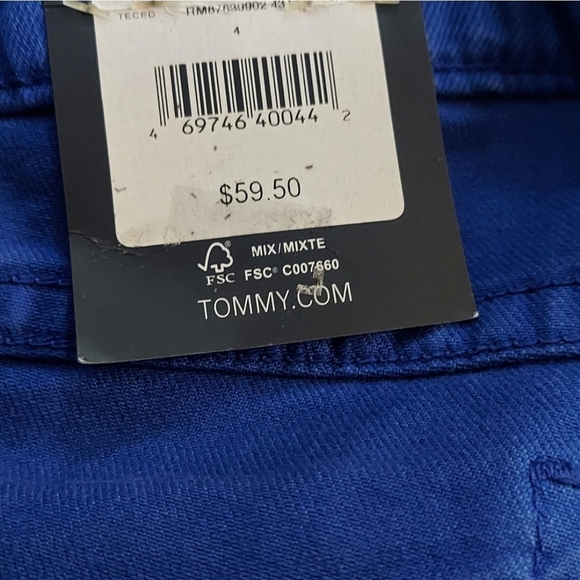 NWT Tommy Hilfiger Blue Twill Skinny Jeans ~sz 4 - Picture 6 of 6